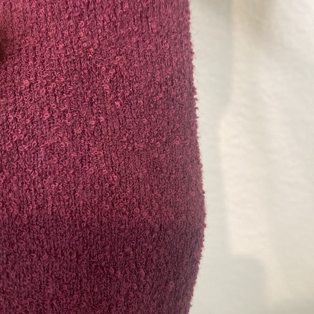 Current Air Contrast Button Down Sweater Brick Dr… - image 7